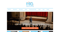 Desktop Screenshot of musicinoffices.com